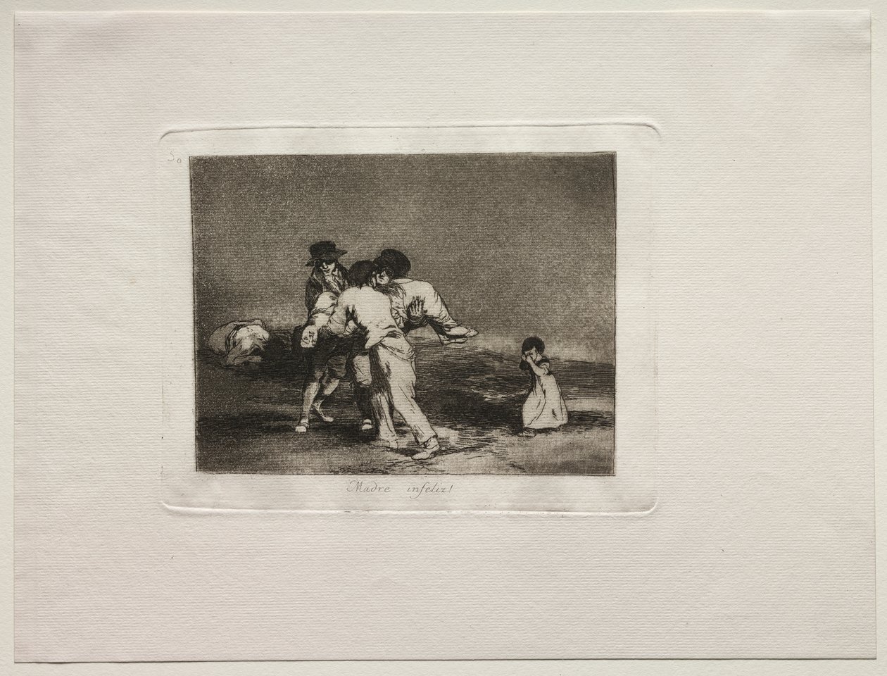 Gli orrori della guerra: madre infelice da Francisco de Goya