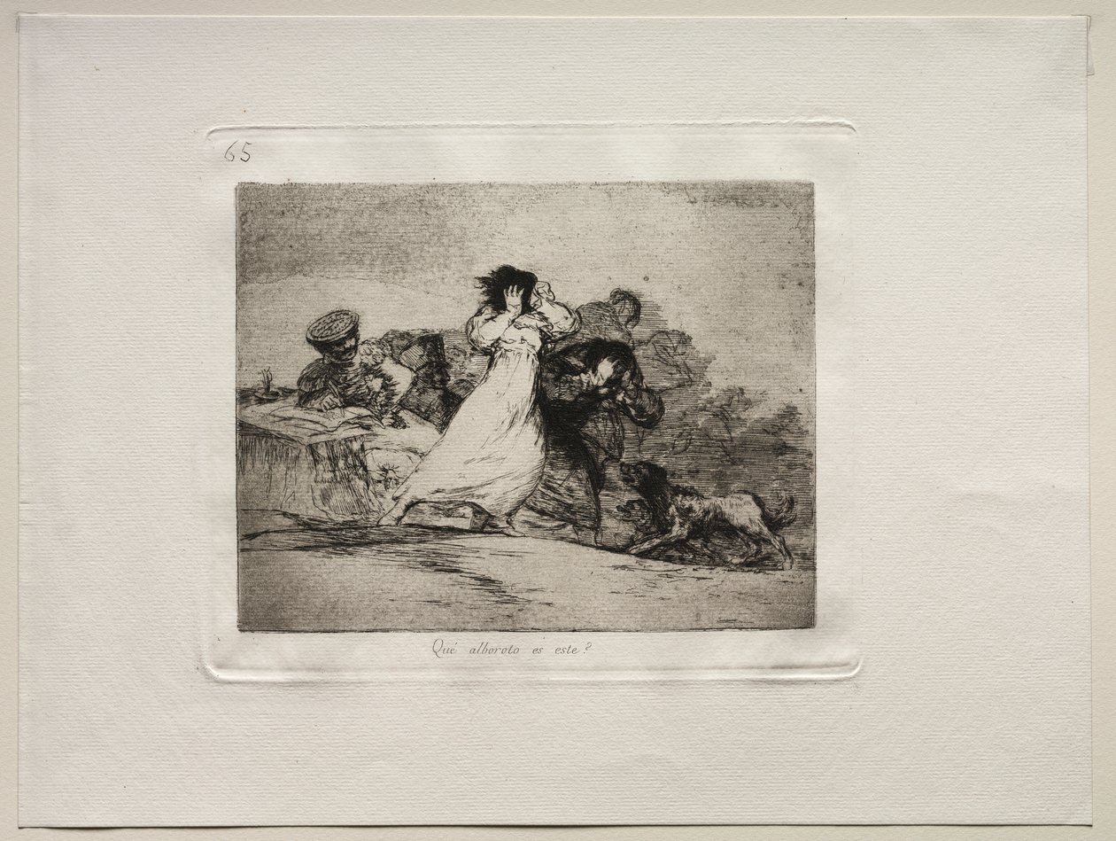 Gli orrori della guerra: Che confusione è questa? da Francisco de Goya