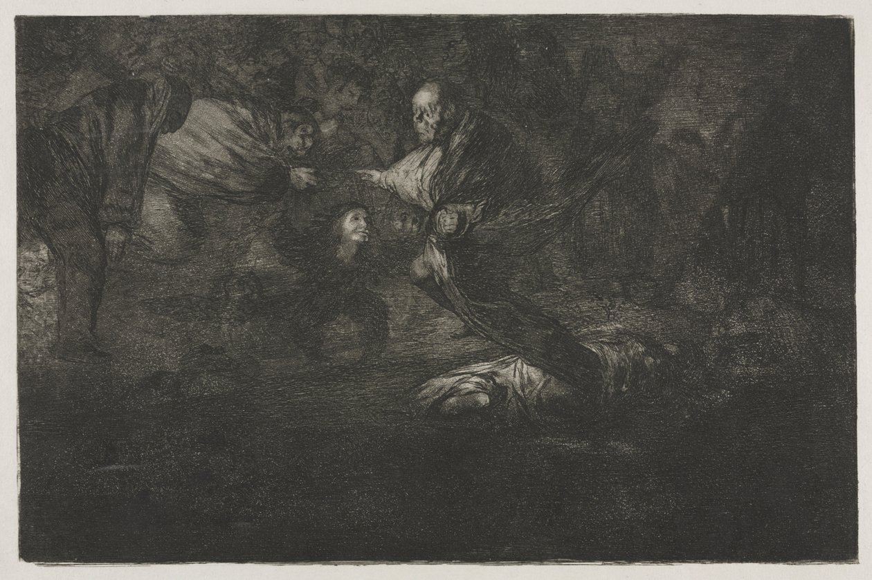 I proverbi: Dio li crea e loro si uniscono da Francisco de Goya