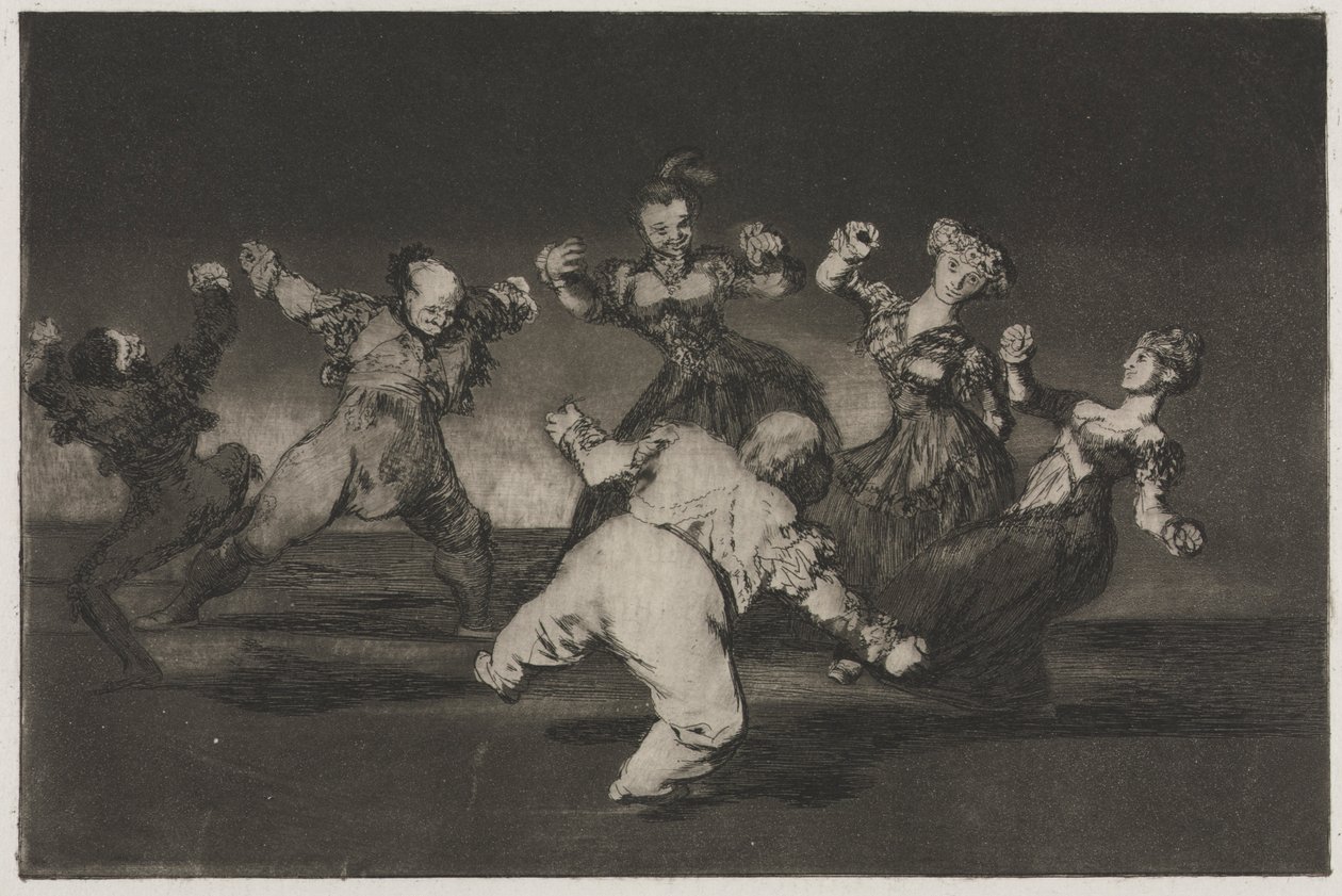 I proverbi: Se Marion ballerà, allora dovrà affrontare le conseguenze da Francisco de Goya