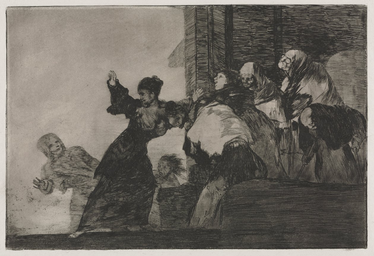 I proverbi: Povera follia da Francisco de Goya