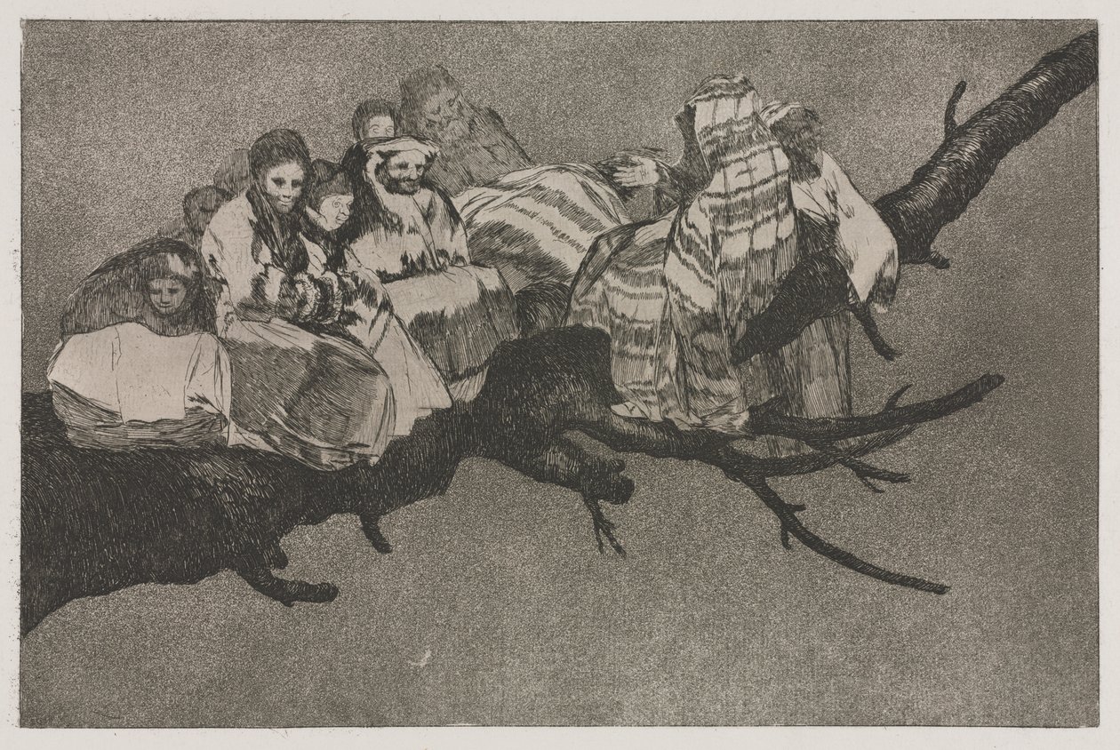 I proverbi: Follia ridicola da Francisco de Goya