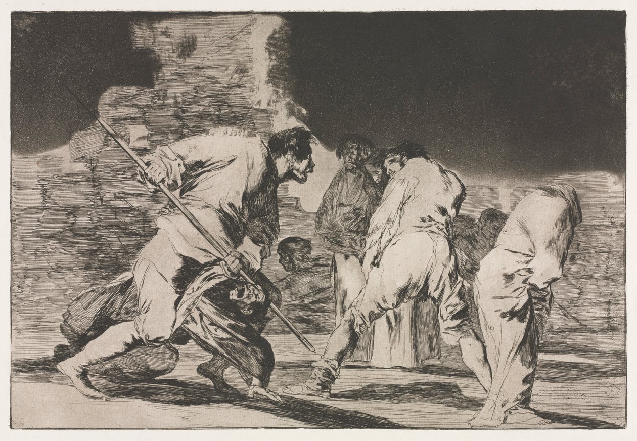 I Proverbi: La Follia della Furia da Francisco de Goya