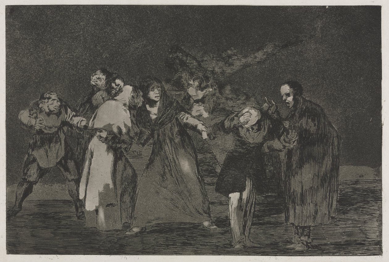 I Proverbi: Le ferite guariscono più velocemente delle parole affrettate da Francisco de Goya