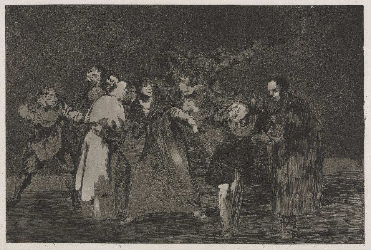 I proverbi: Le ferite guariscono più velocemente delle parole affrettate da Francisco de Goya