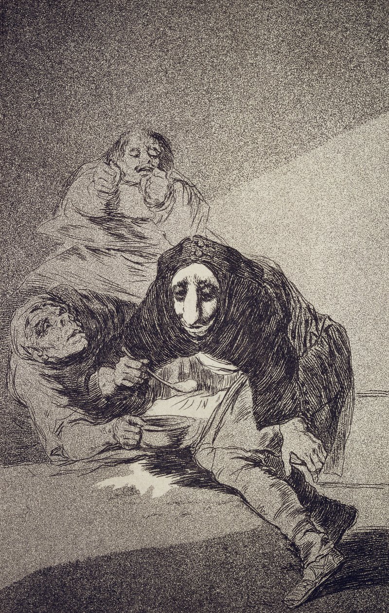 Il vergognoso Capricho No 54 da Francisco de Goya