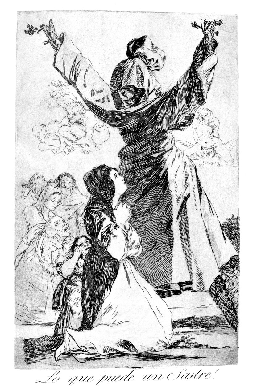 Cosa può fare un sarto!, 1799 da Francisco de Goya