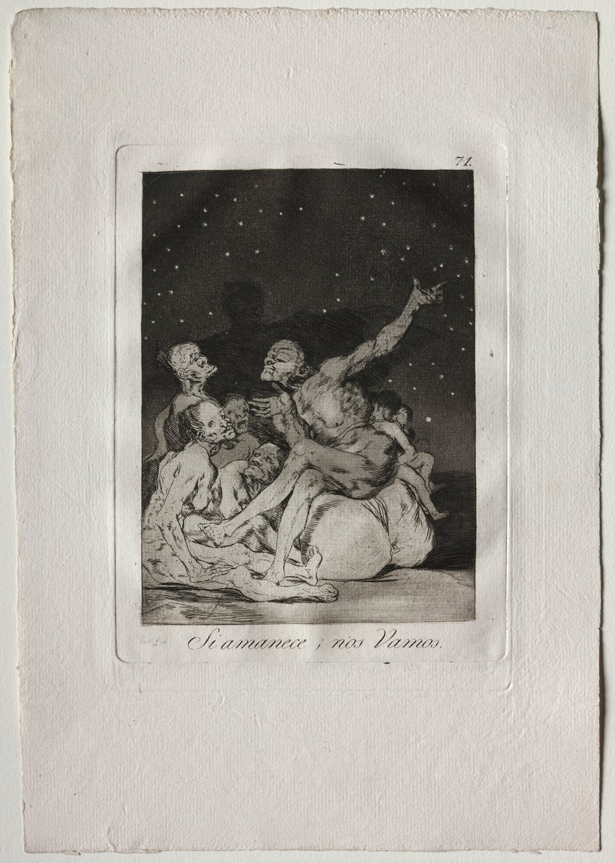 Quando spunta il giorno partiremo da Francisco de Goya
