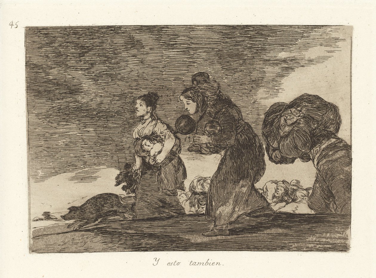 E Anche Questo da Francisco de Goya