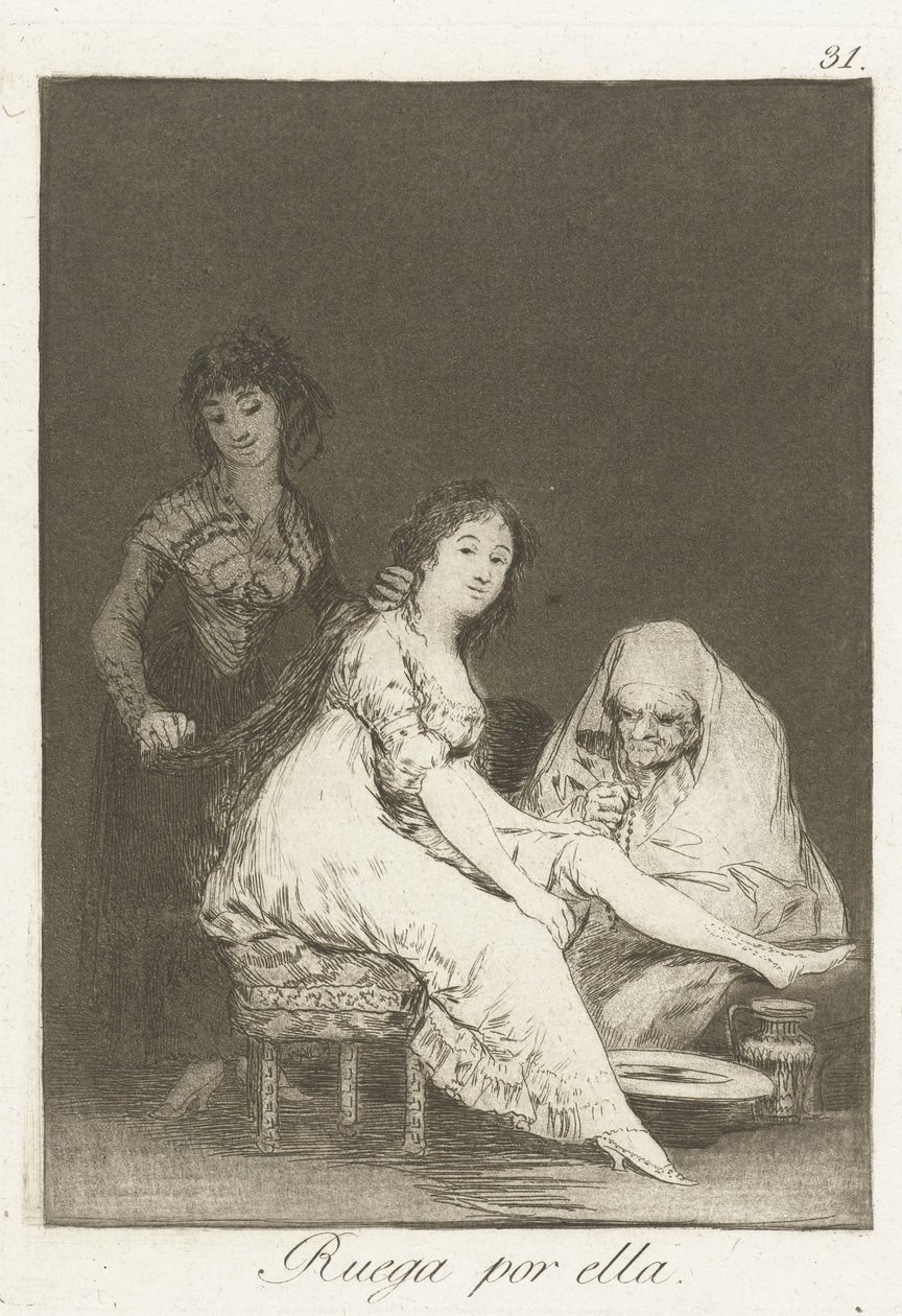 Prega per lei da Francisco de Goya