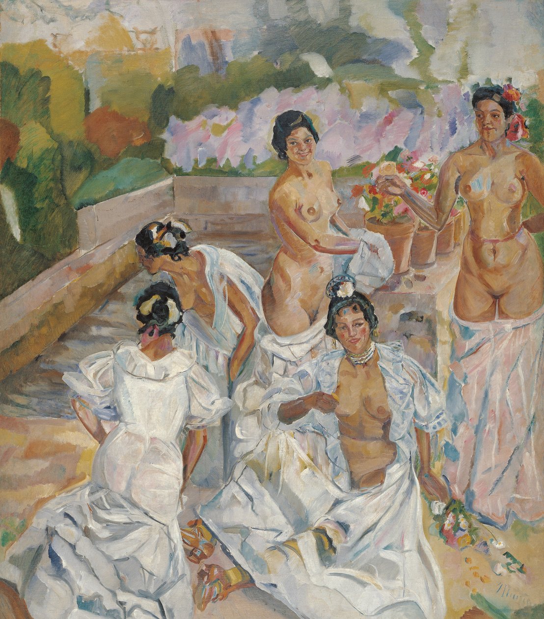 Il bagno (Siviglia) da Francisco de Iturrino