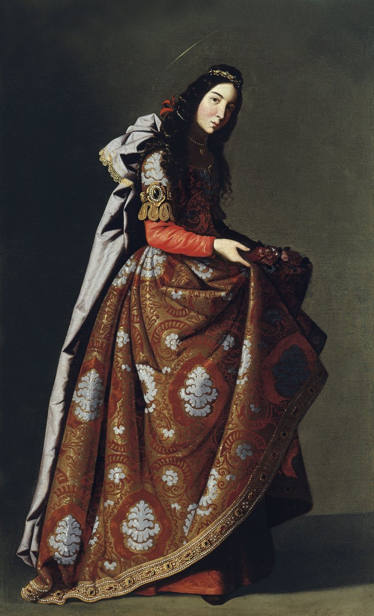 Santa Casilda di Toledo, ca 1630-1634 da Francisco de Zurbaran