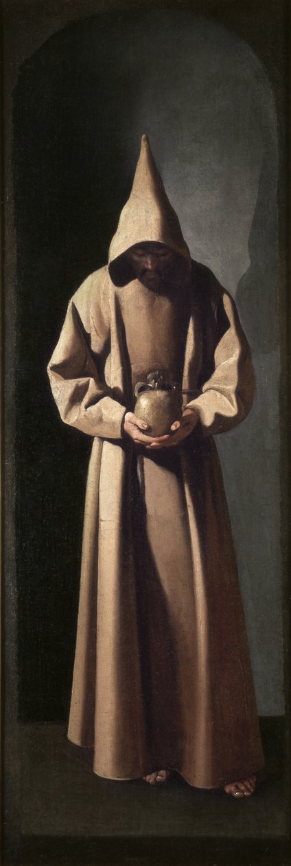 San Francesco contempla un teschio da Francisco de Zurbaran
