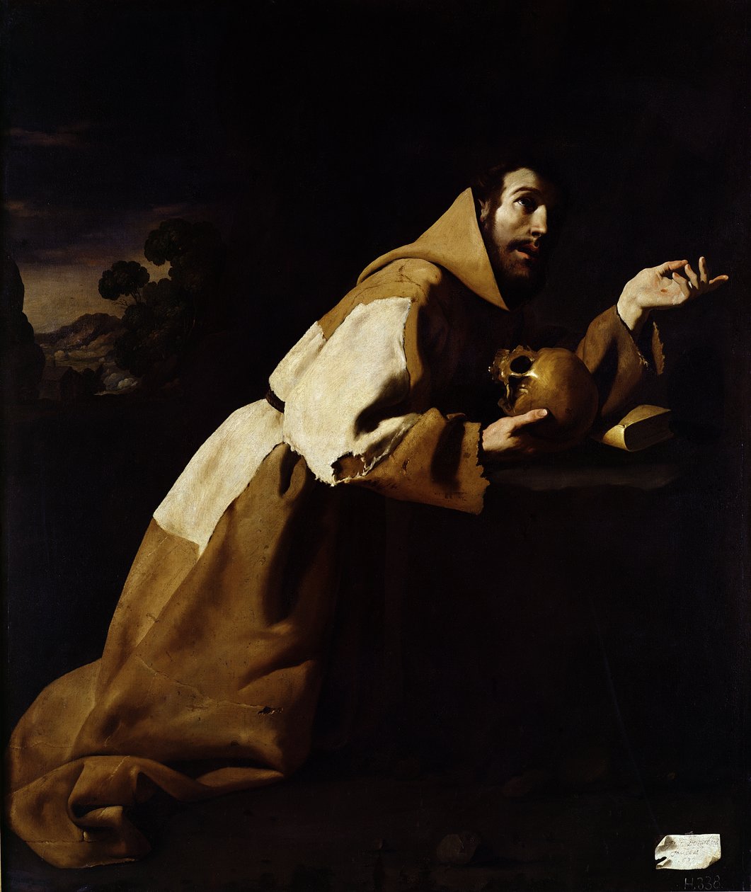 San Francesco in meditazione, 1639 da Francisco de Zurbaran