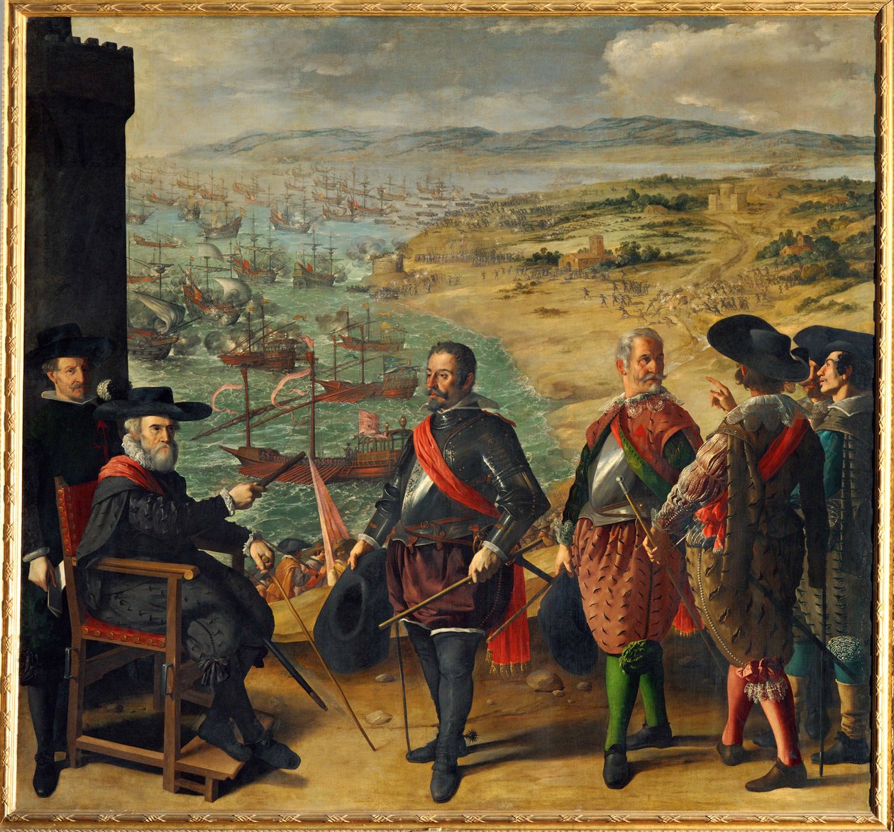 La difesa di Cadice contro gli inglesi ... (dipinto su tela) da Francisco de Zurbaran