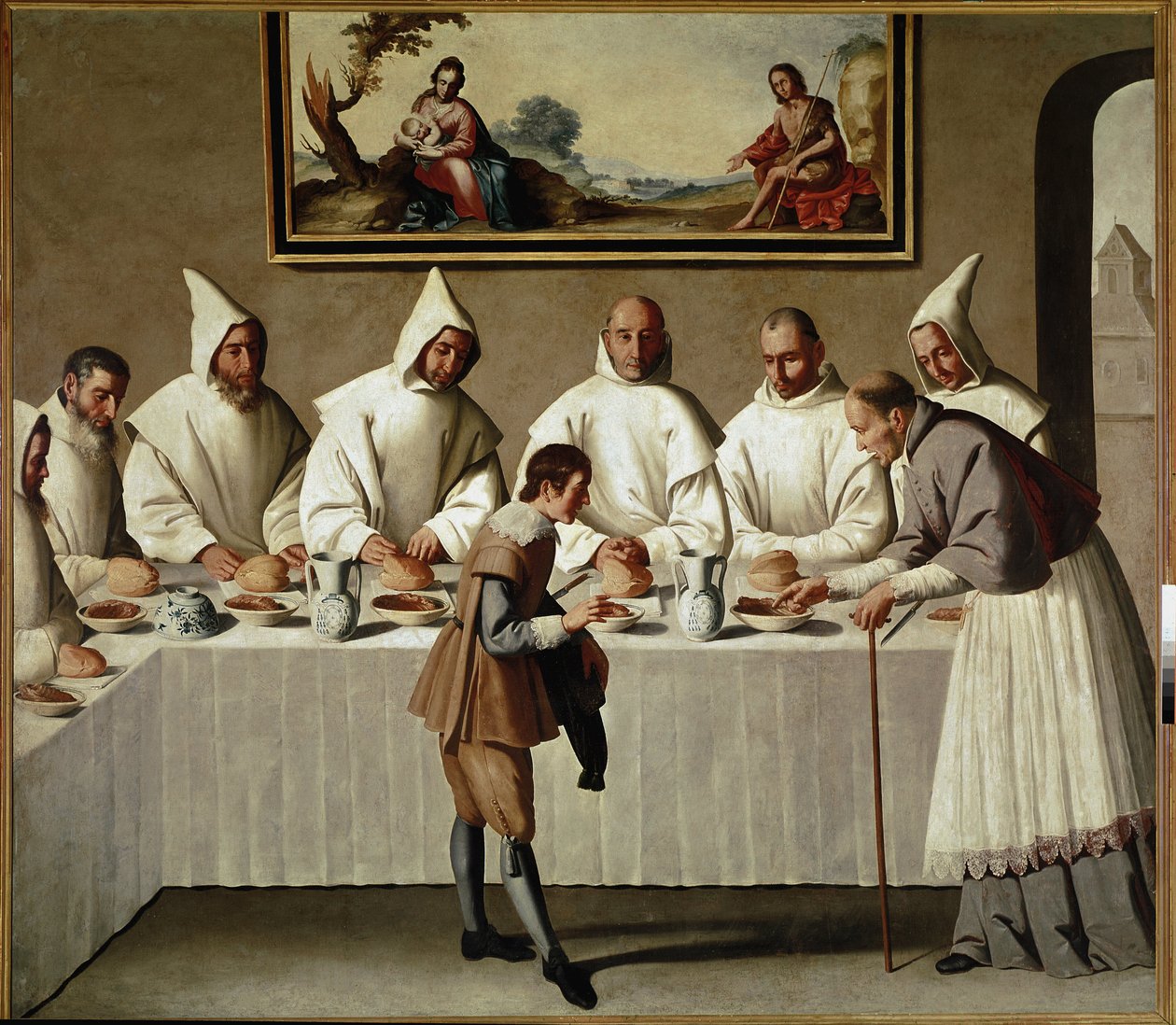 Il miracolo di San Ugo nel Refettorio dei Certosini da Francisco de Zurbaran