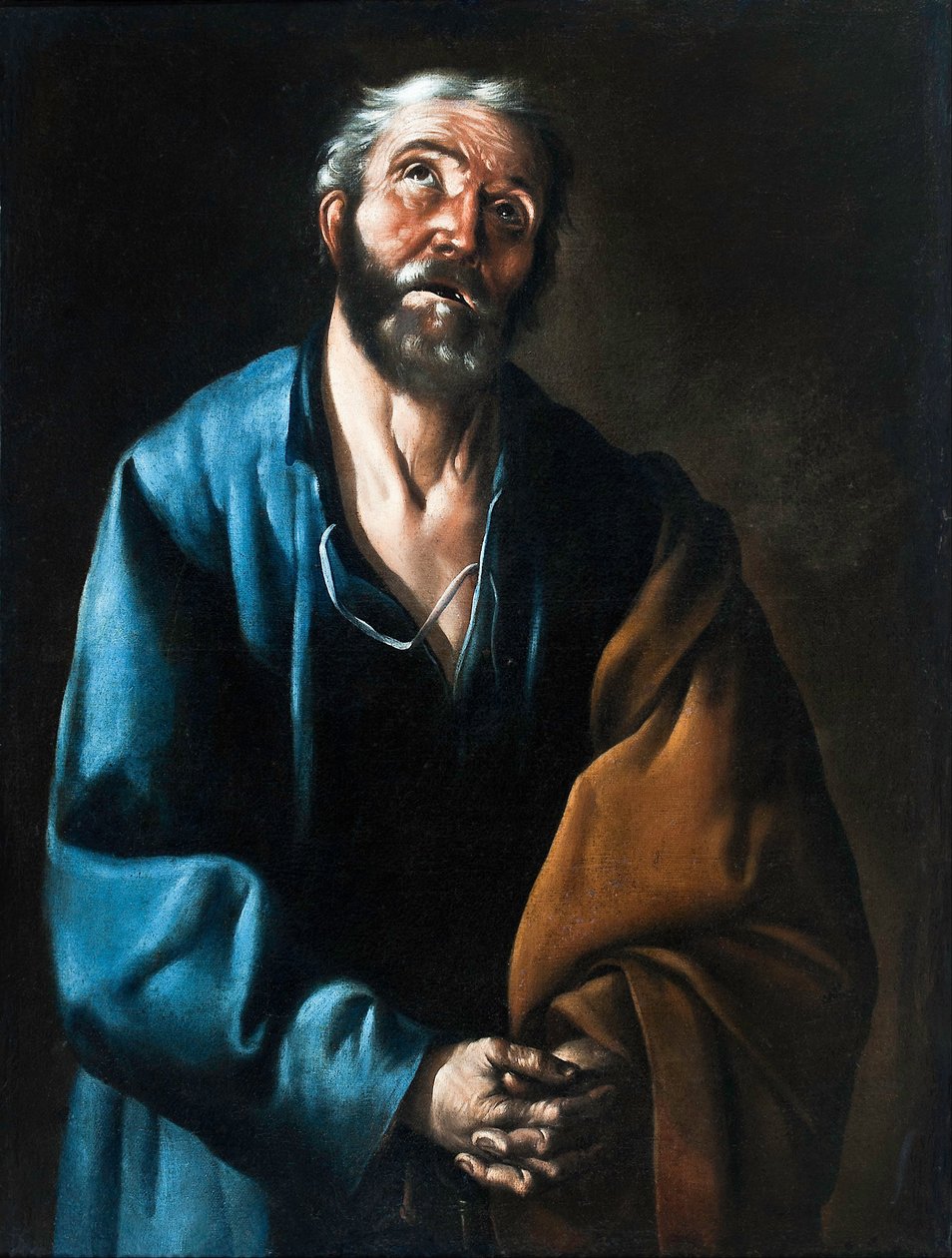 Spagnolo:  Las lágrimas de San Pedro Le lacrime di San Pietro da Francisco de Zurbaran