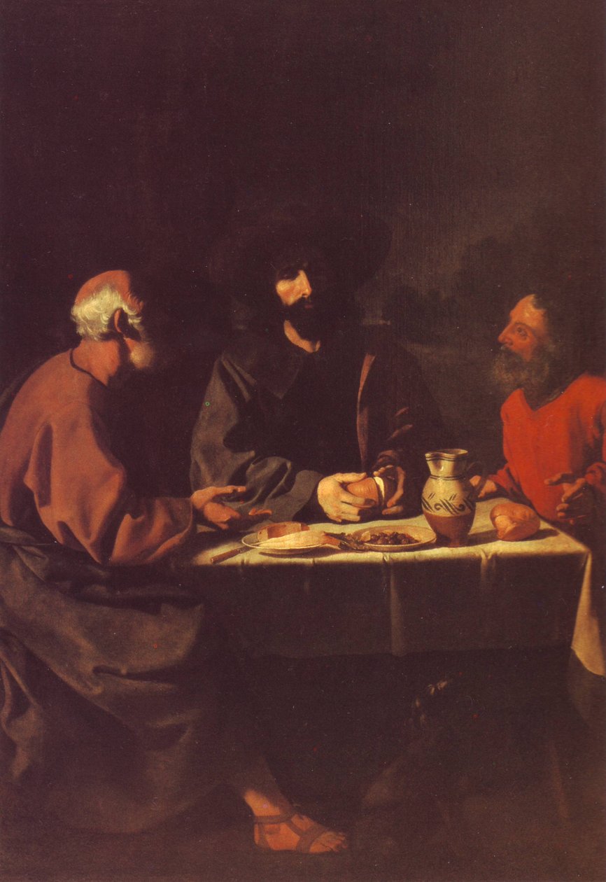 La cena di Emmaus da Francisco de Zurbaran