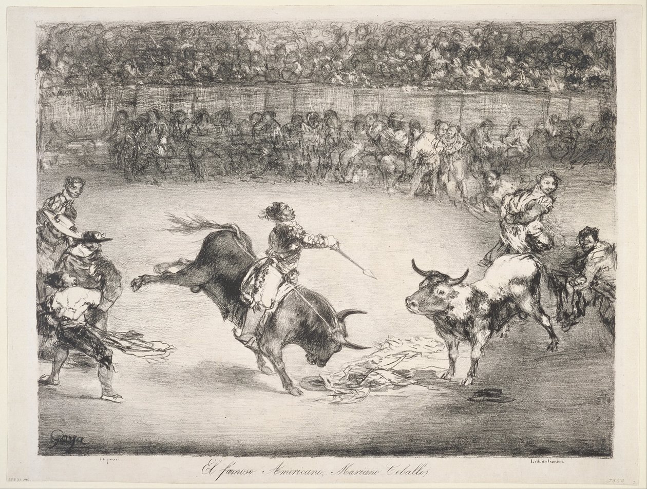 Il rinomato americano Mariano Cebellos da Francisco de Goya
