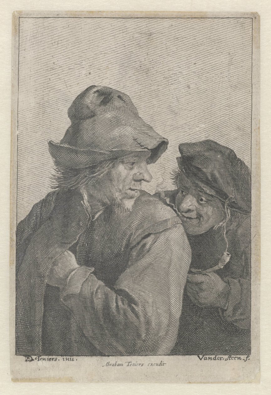 Due contadini da Franciscus van der Steen