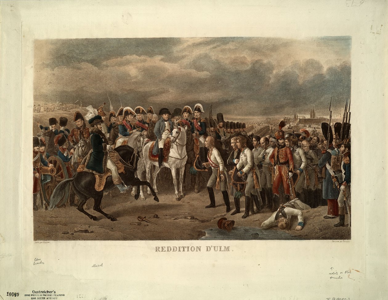 La capitolazione di Ulm da Francisque Martin François Grenier de Saint Martin