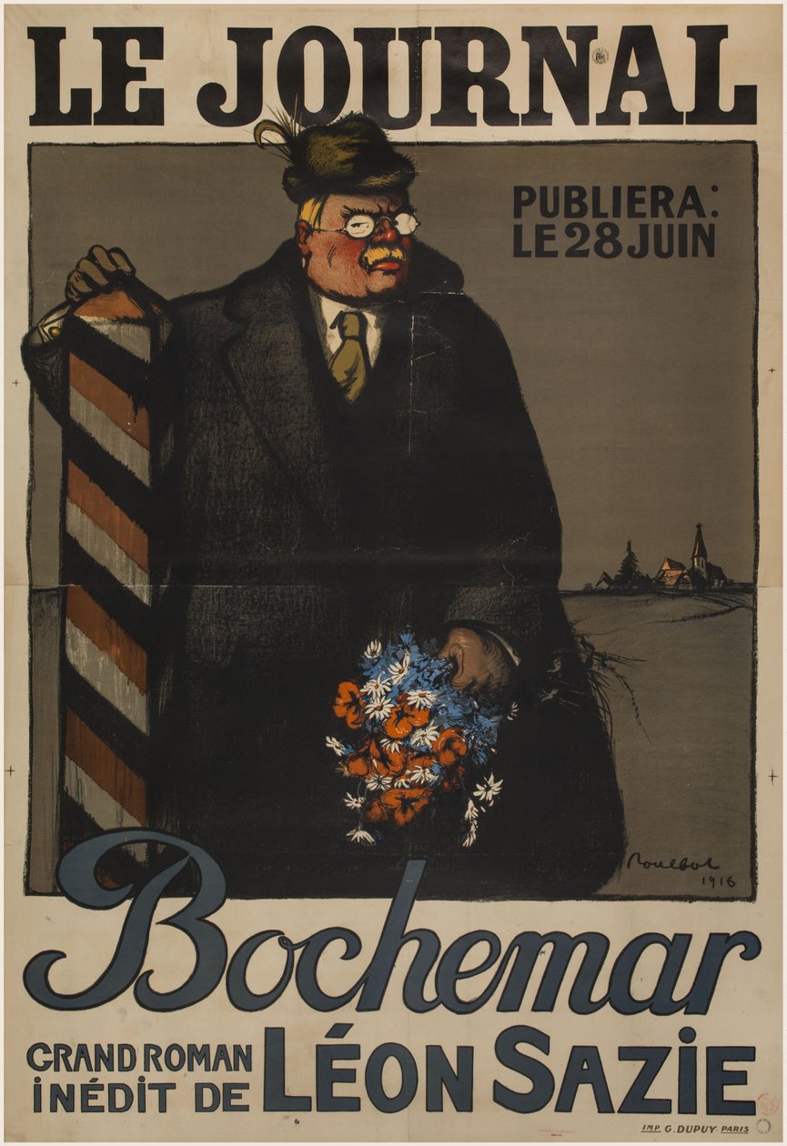 Bochemar - poster di Poulbot da Francisque Poulbot