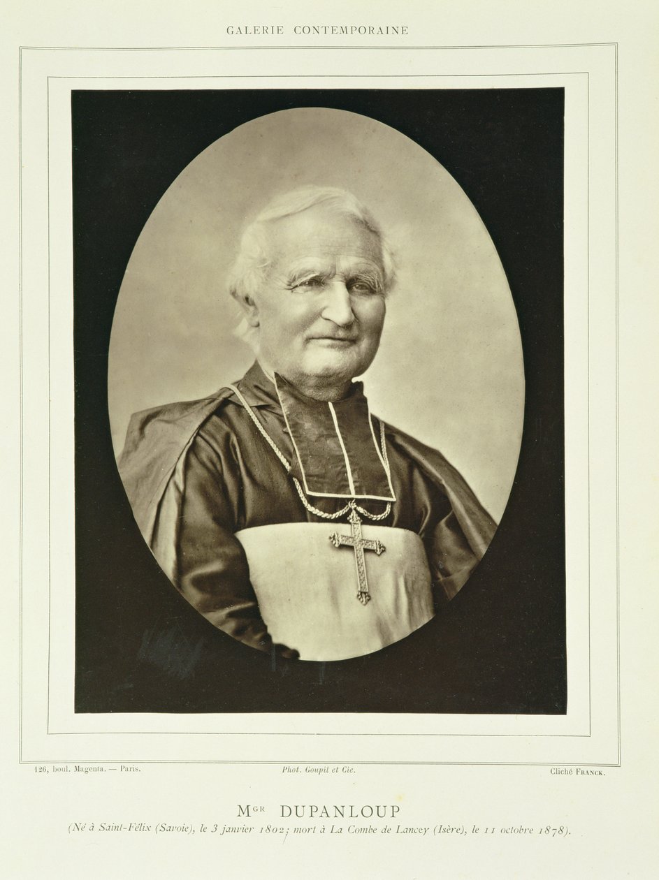 Felix Antoine Philibert Dupanloup (1802-78), da 