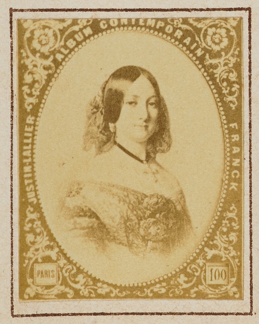 Infanta María Luisa Fernanda di Spagna, duchessa di Montpensier da Franck (François Marie Louis Alexandre Gobinet de Villecholles)