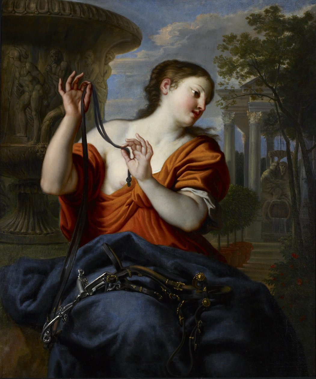 Temperanza, fine XVII secolo da Franco Flemish School