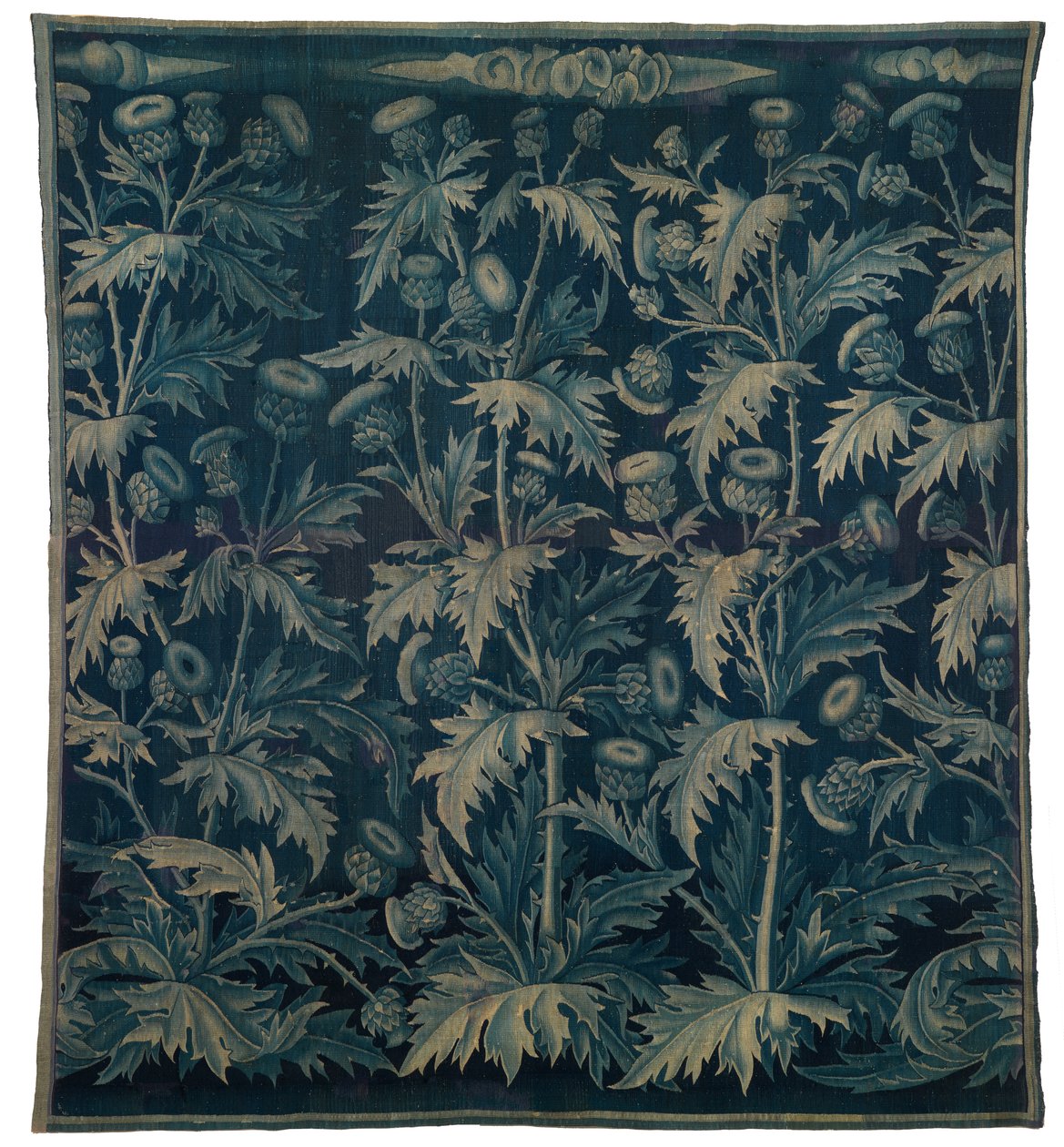 Arazzo, Verdura con cardi o Les Chardons, franco-fiammingo, realizzato c.1500 (lana) da Franco Flemish School