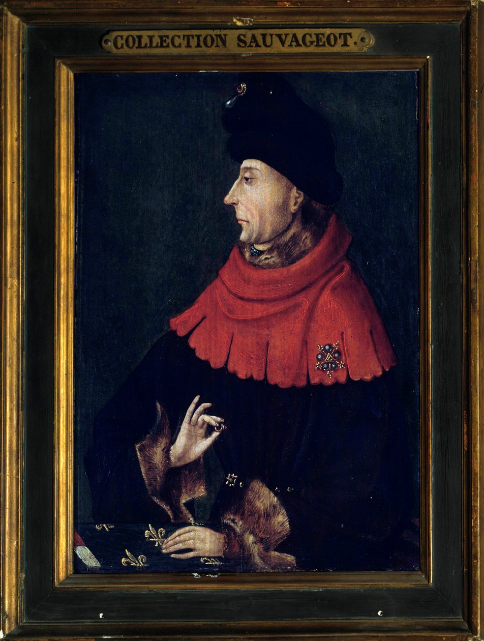 Ritratto di Giovanni Senza Paura, Duca di Borgogna (1371-1419) da Franco Burgundian