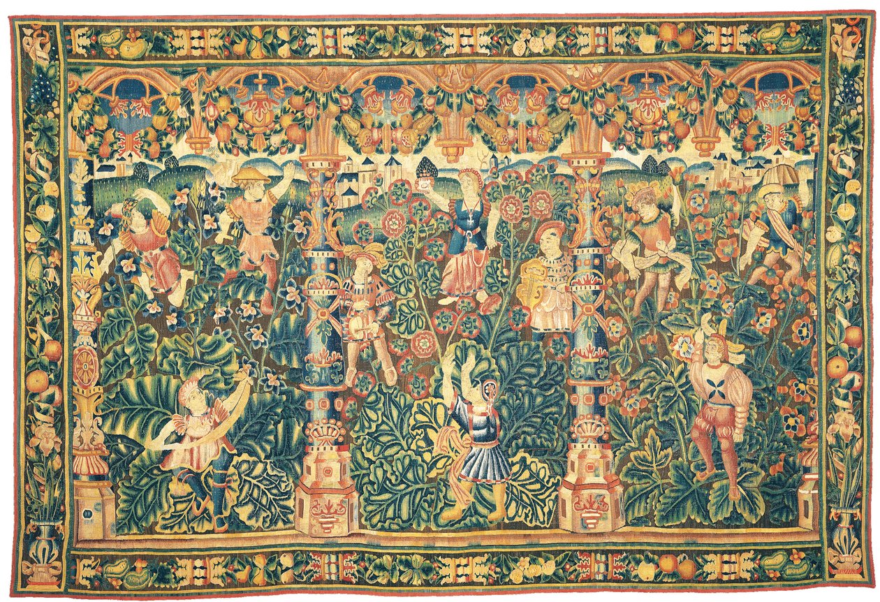 Arazzo di verzura esotica, possibilmente Tournai, prima metà del XVI secolo da Franco Flemish School