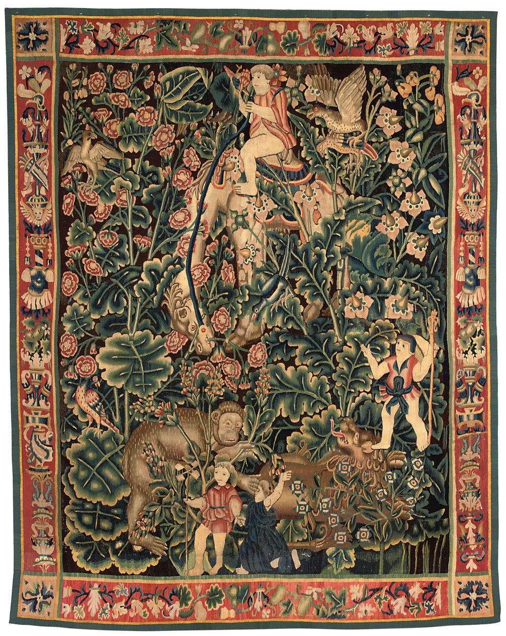 Arazzo di verzura esotica, probabilmente Tournai, prima metà del XVI secolo da Franco Flemish School