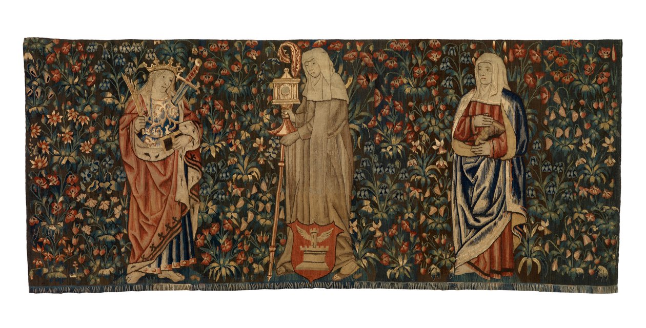 Arazzo Mille Fleurs, fronte d