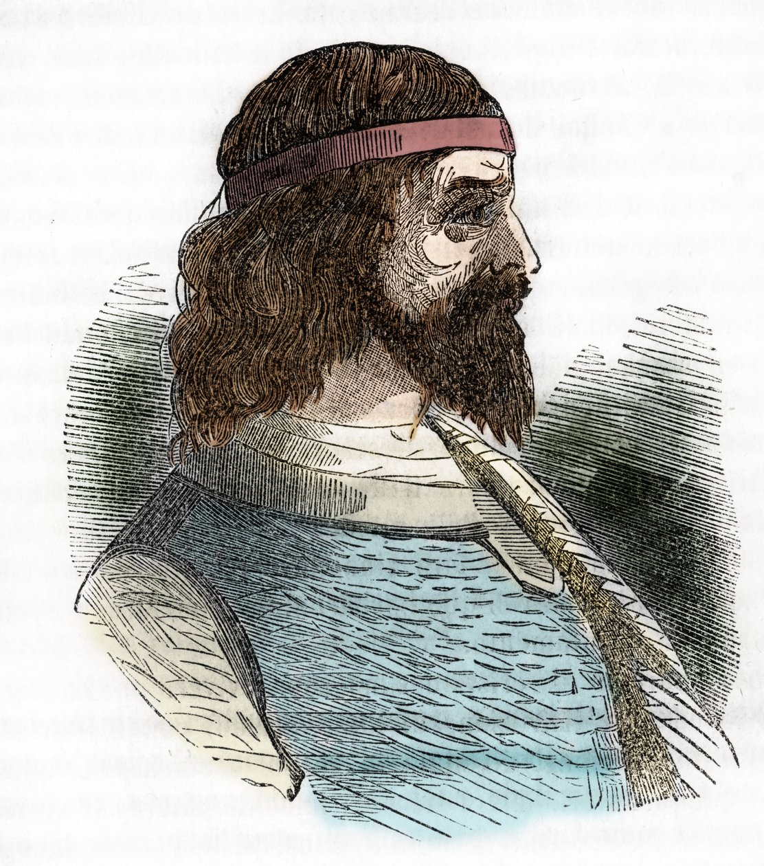 Ritratto di Odoacre, leader degli Eruli e ministro di Attila da Franco Mistrali