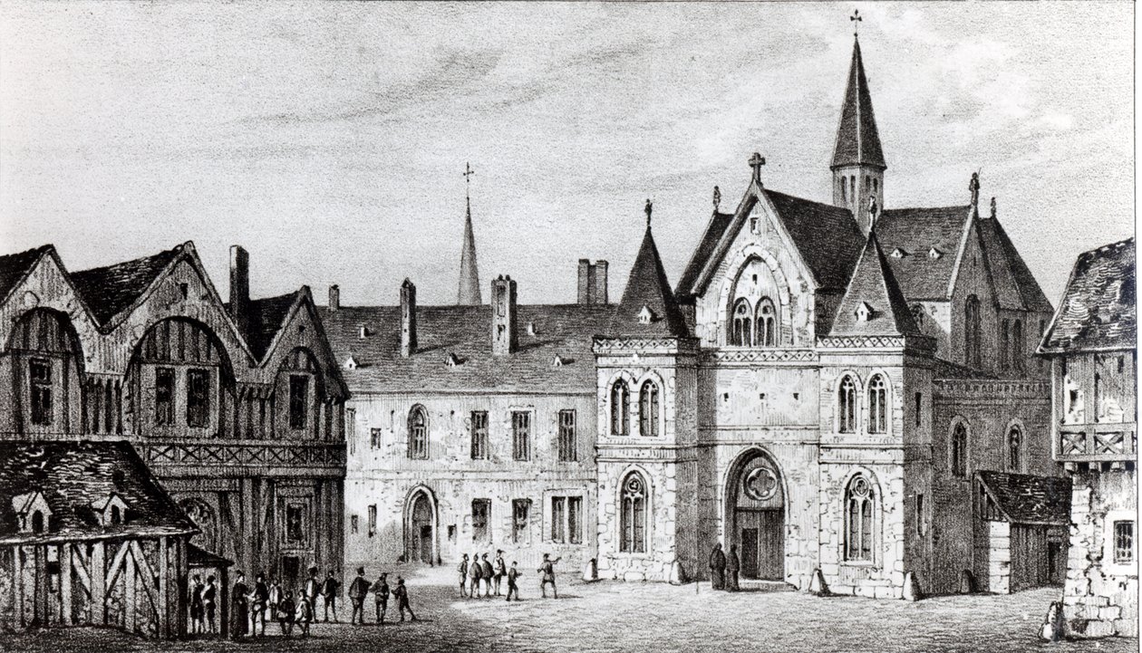 La Sorbona nel 1550 da Francois Alexandre Pernot