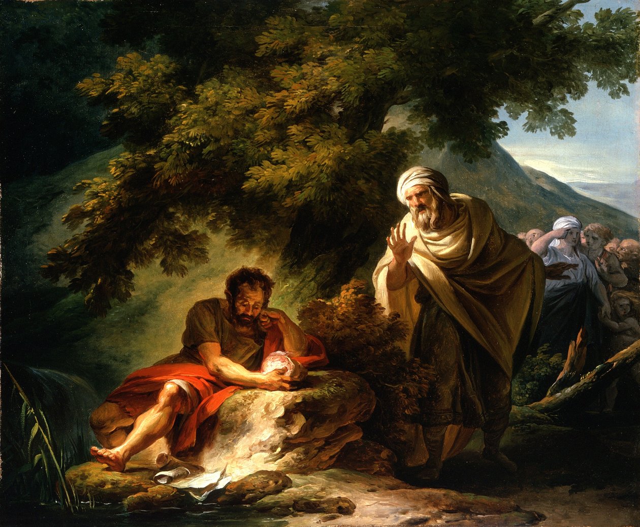 Democrito tra gli Abderitani, c.1790 da François André Vincent