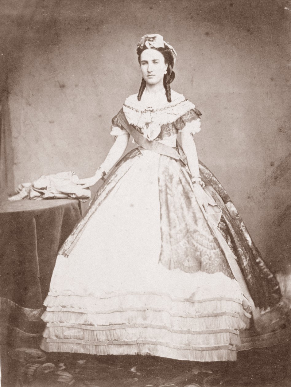 Carlotta di Sassonia-Coburgo-Gotha (1840-1927) Principessa del Belgio e Imperatrice del Messico da Francois Aubert