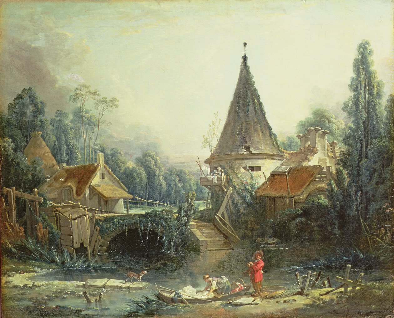 Paesaggio vicino a Beauvais, primi anni 1740 da François Boucher