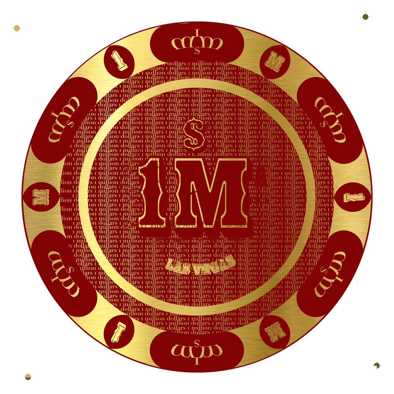 Chip da poker 1M, 2015 da Francois Domain