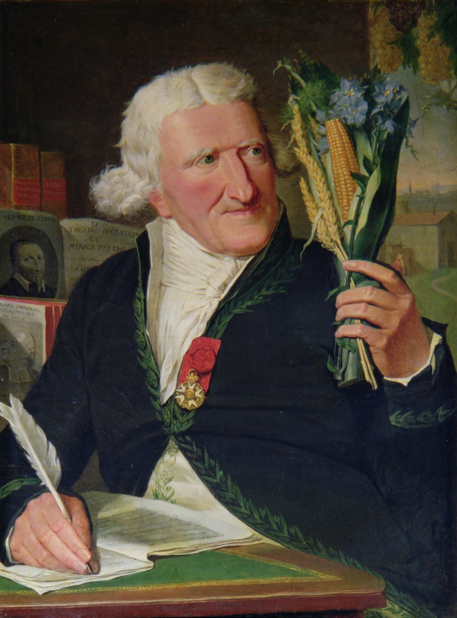 Ritratto di Antoine Augustin Parmentier da Francois Dumont