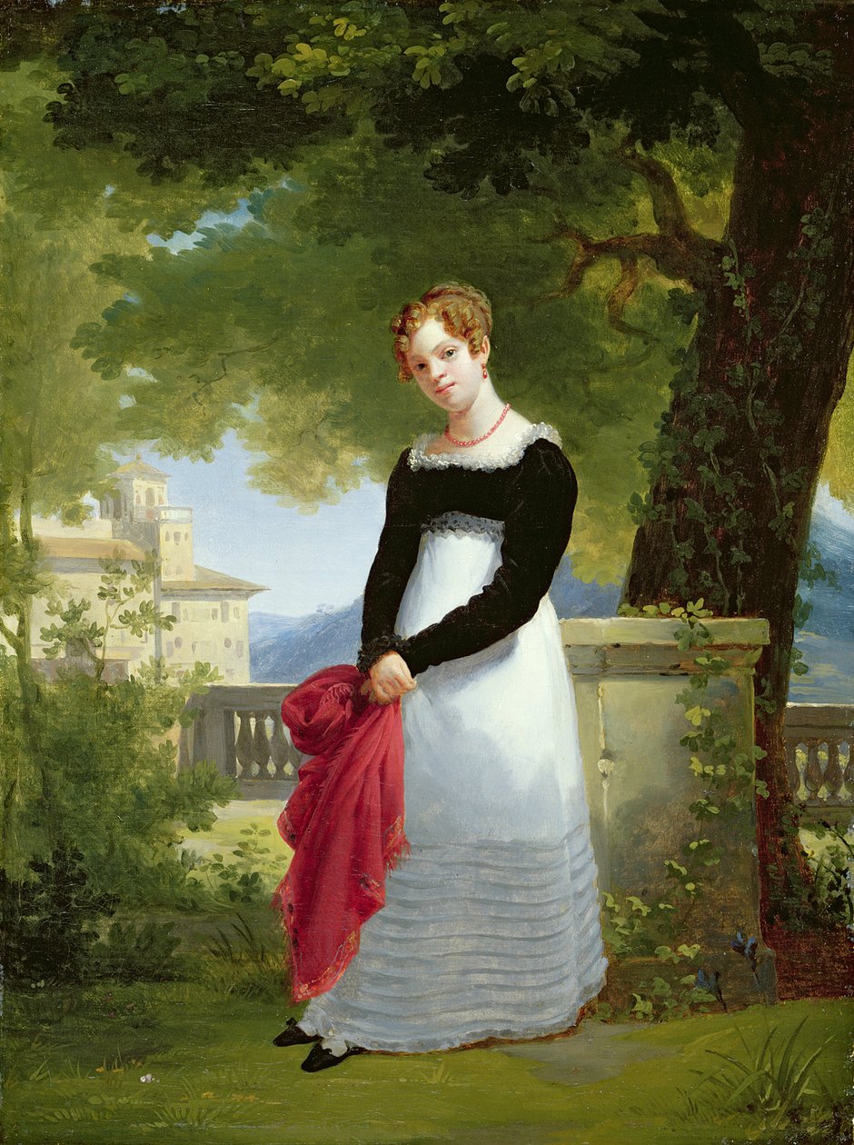Ritratto di Adelaide-Sophie Cleret, c.1817 da Francois Edouard Picot