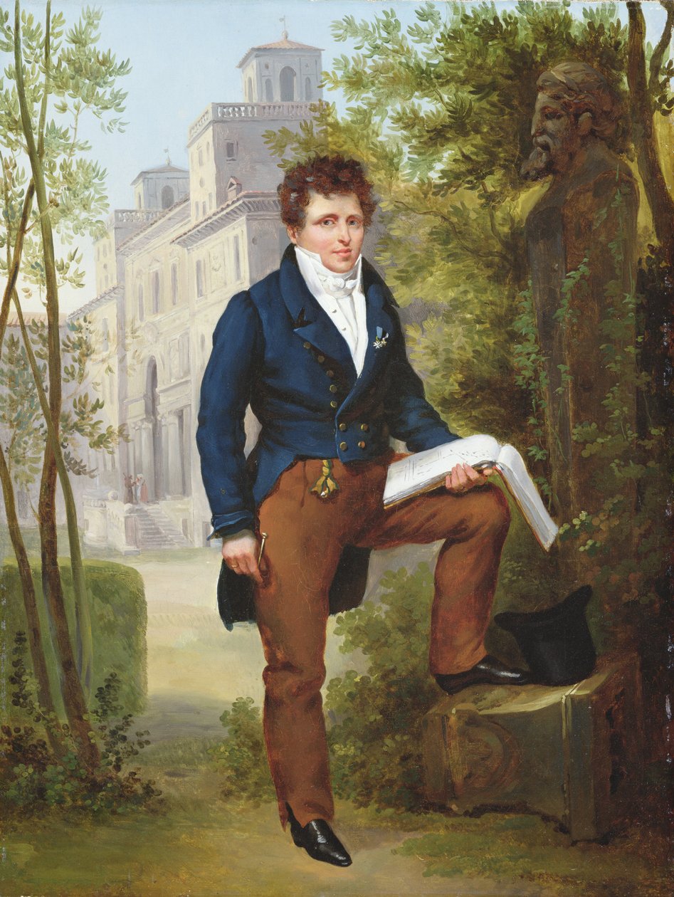 Ritratto di Nicolas-Pierre Tiolier, c.1817 da Francois Edouard Picot
