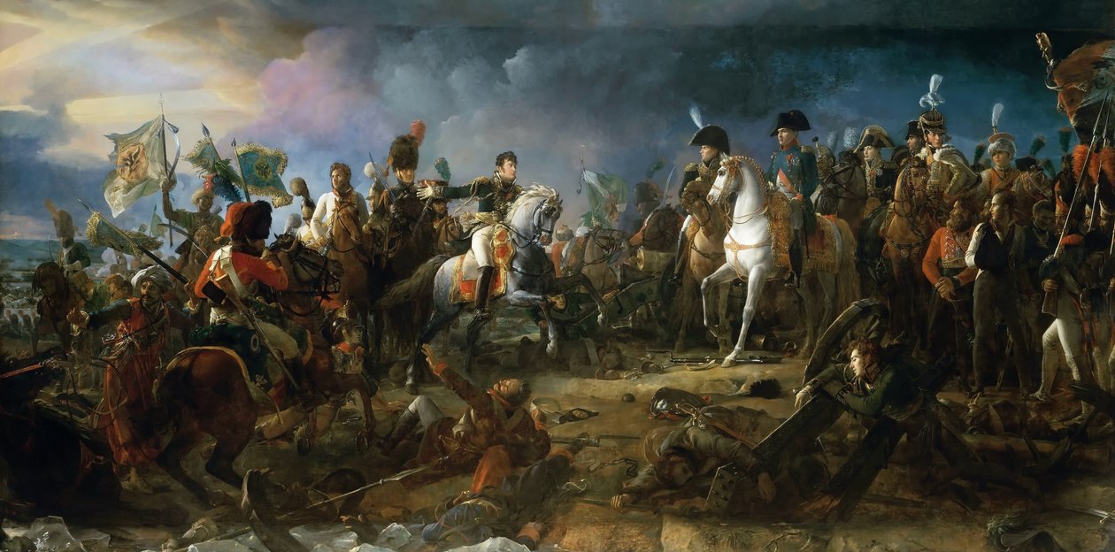 La battaglia di Austerlitz da Baron François Pascal Simon Gérard