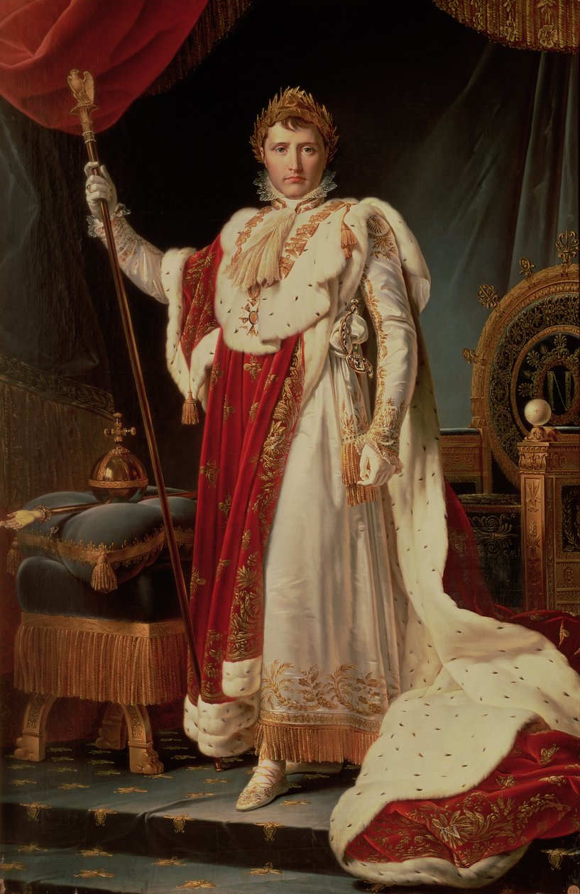 Napoleone in abiti da incoronazione, c.1804 da Baron François Pascal Simon Gérard