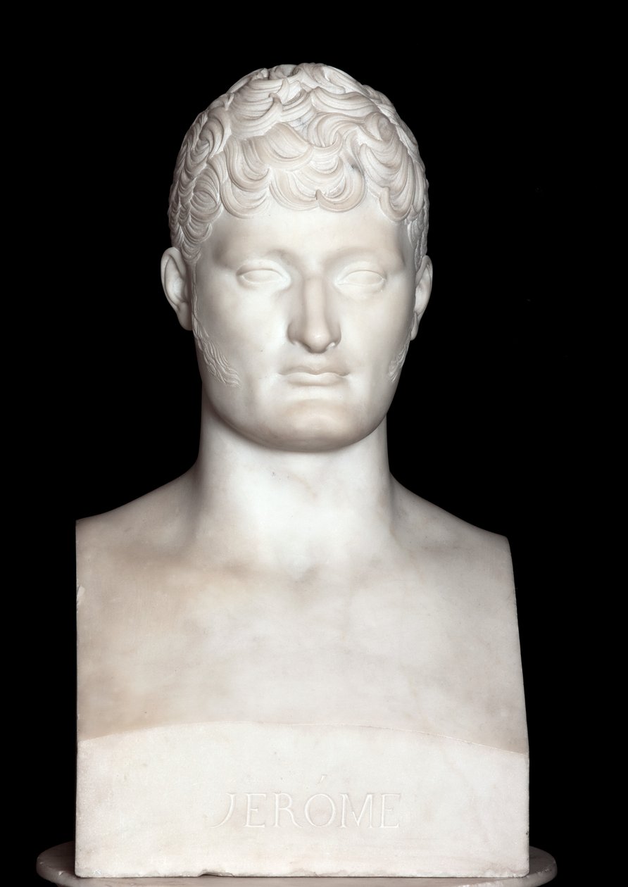Busto di Girolamo Bonaparte da Francois Joseph Bosio