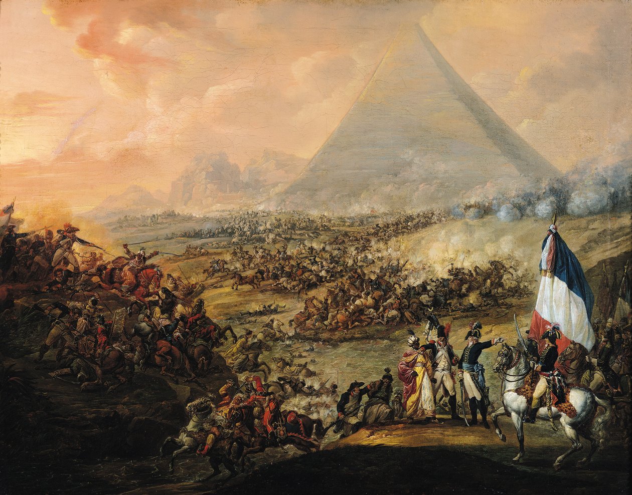Battaglia delle Piramidi, 21 luglio 1798 da Francois Louis Joseph Watteau