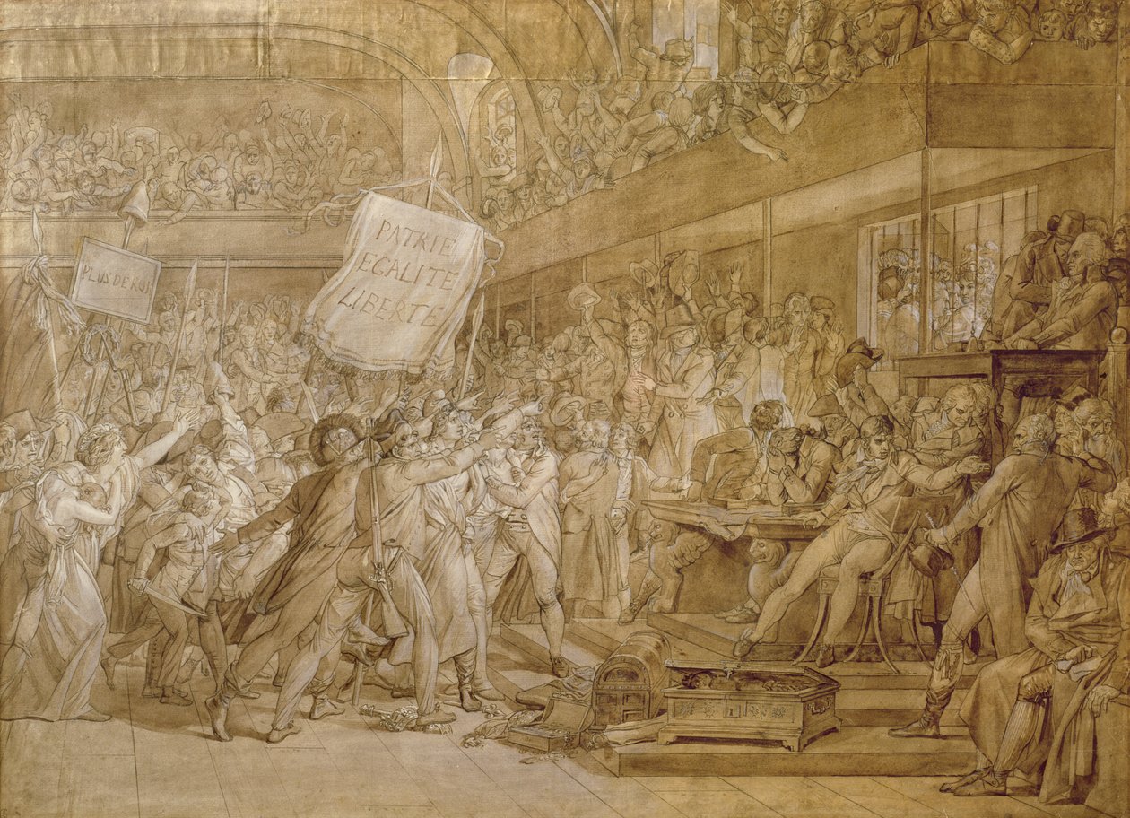 Il popolo di Parigi assalta le Tuileries il 10 agosto 1792 da Baron François Pascal Simon Gérard