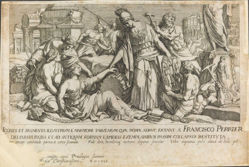 Scena di battaglia da Francois Perrier