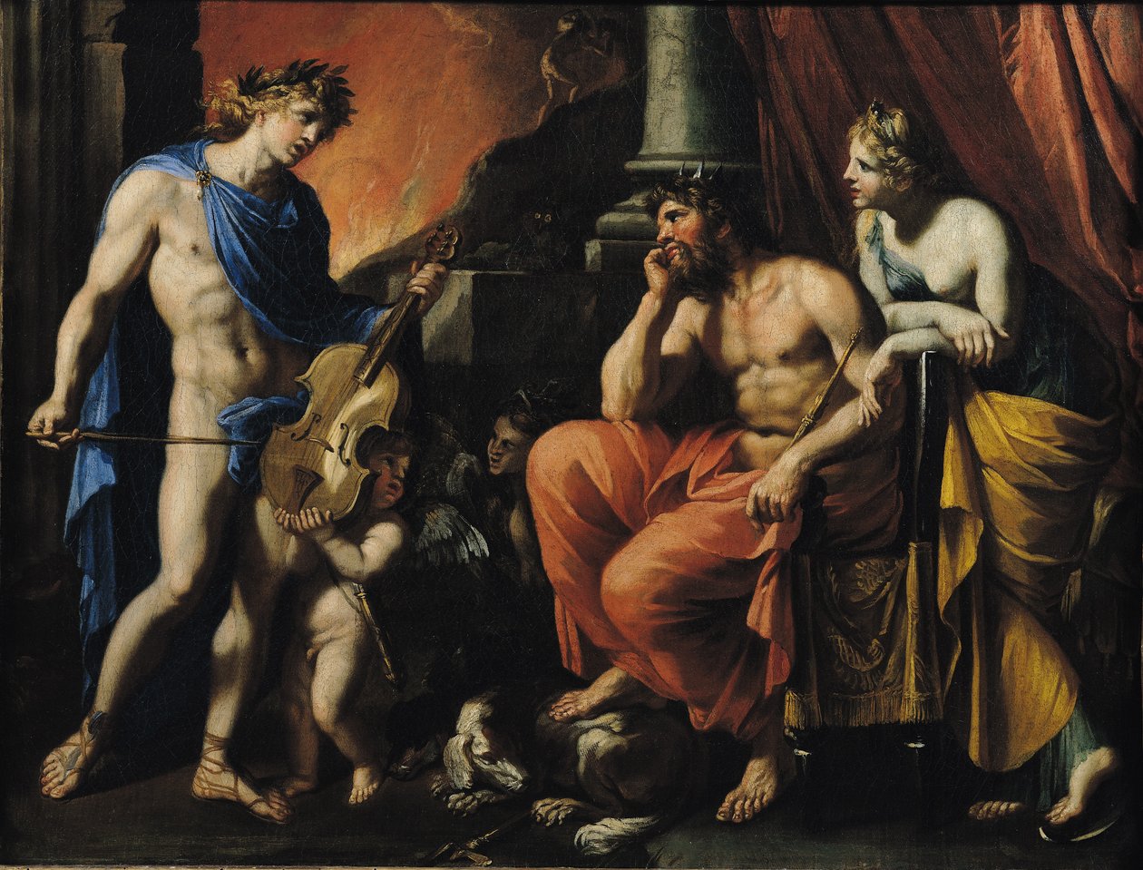 Orfeo davanti a Plutone e Persefone da Francois Perrier